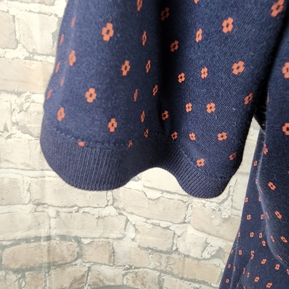 Banana Republic Performance Luxury Touch Polo Shirt Diamond Navy Blue Size Large - Picture 7 of 14